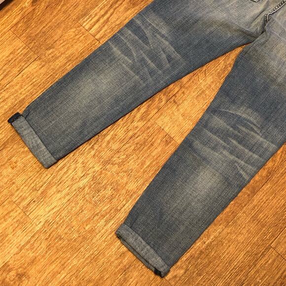 Current / Elliott Hatch Maternity Boyfriend Destroy Distressed Jeans Size 25 - Picture 10 of 15
